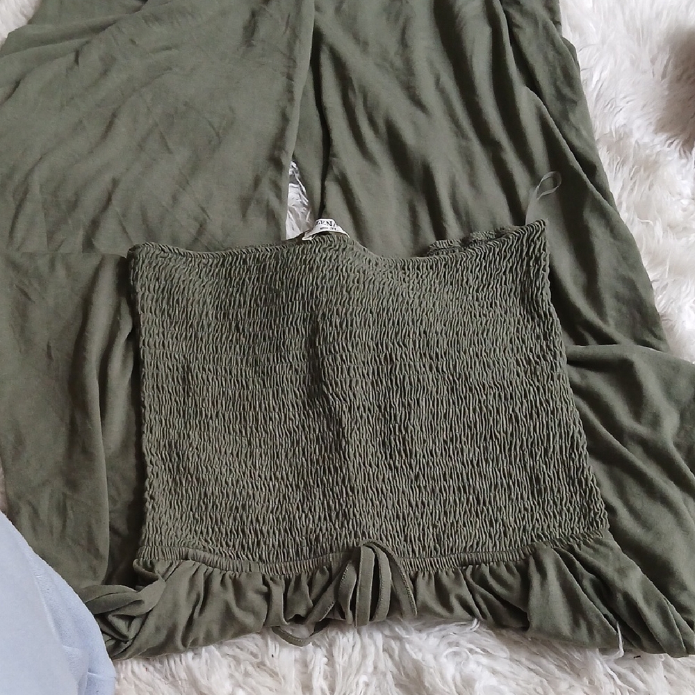 Zenana Outfitters Olive Green Jumpsuit
